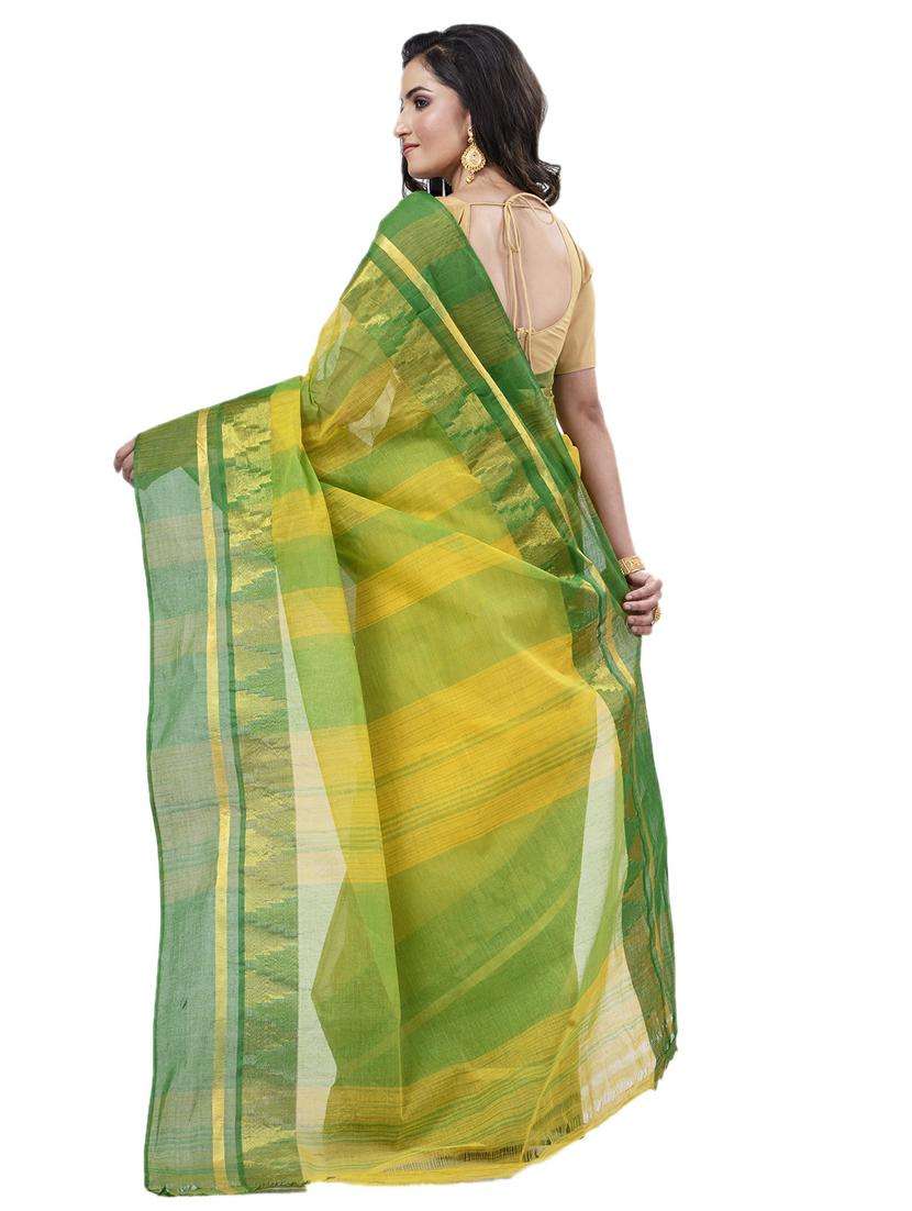 women pack of 2 self design handloom saree - 22261708 -  Standard Image - 3