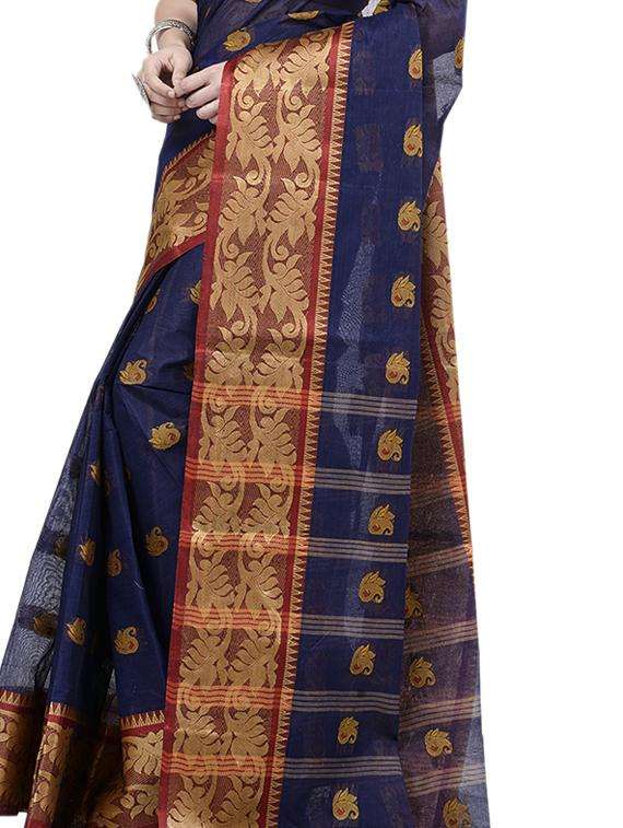 women self design handloom saree - 22261989 -  Standard Image - 3