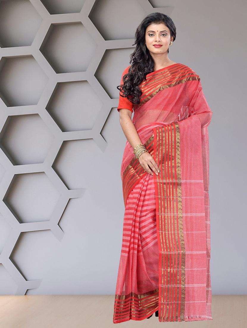 women self design handloom saree