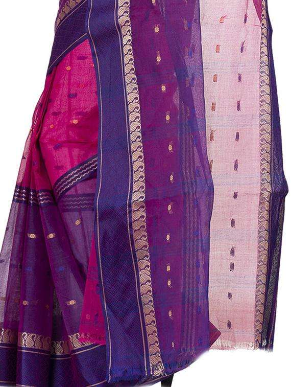 women self design handloom saree - 22262026 -  Standard Image - 3