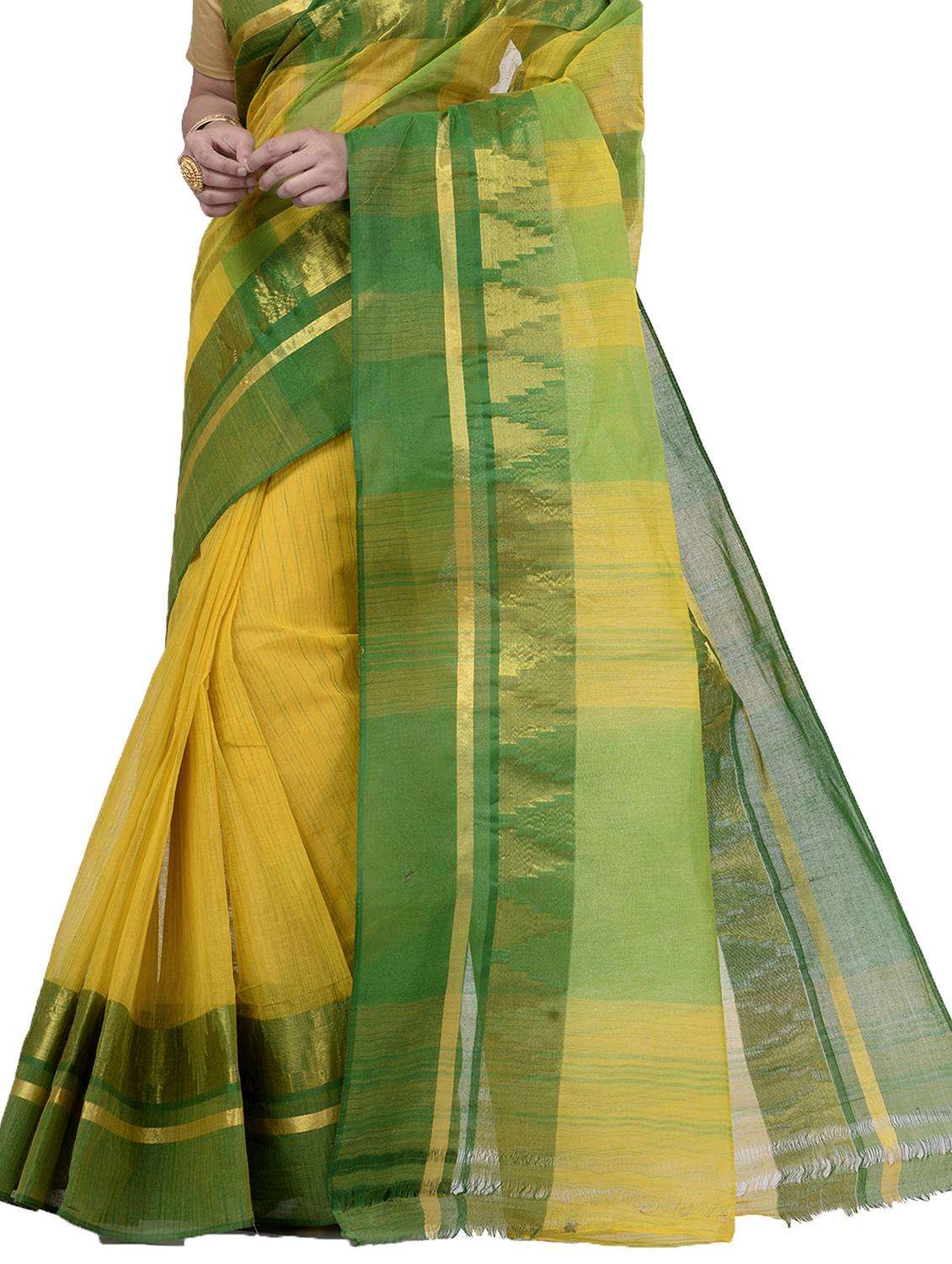 women self design handloom saree with blouse - 22262094 -  Standard Image - 3