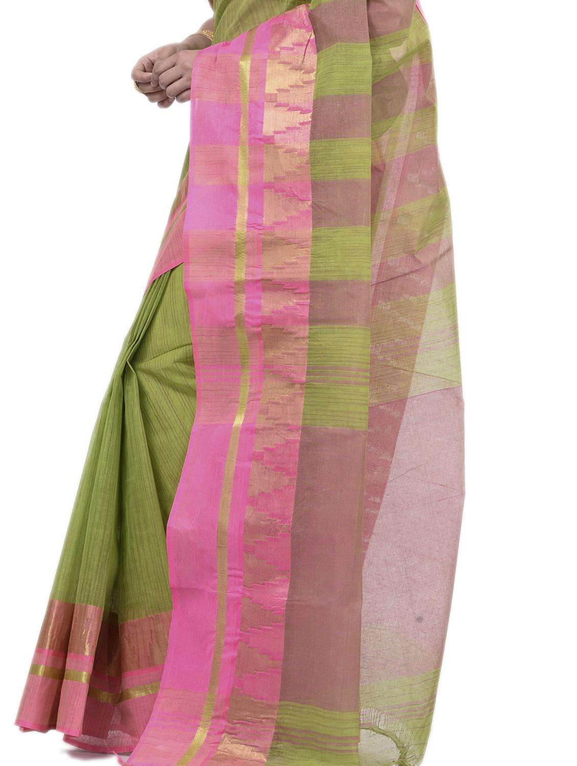 women self design handloom saree with blouse - 22262095 -  Standard Image - 3