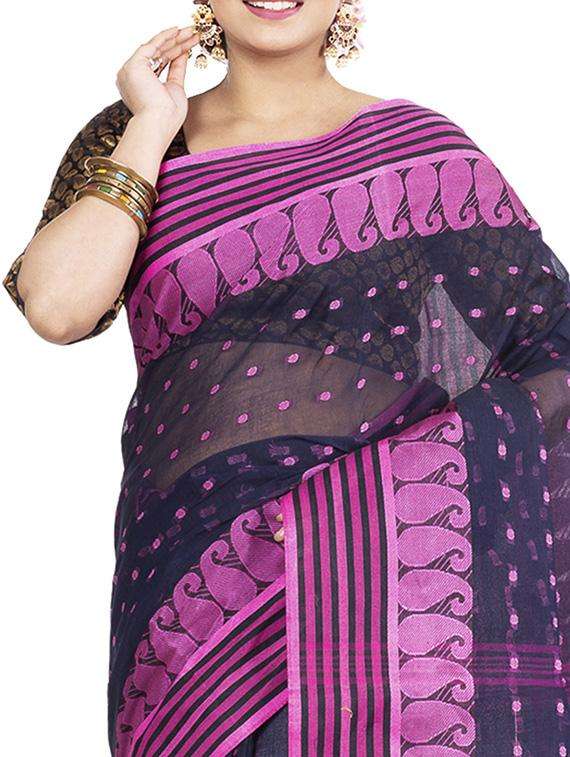 women self design handloom saree - 22262386 -  Standard Image - 3