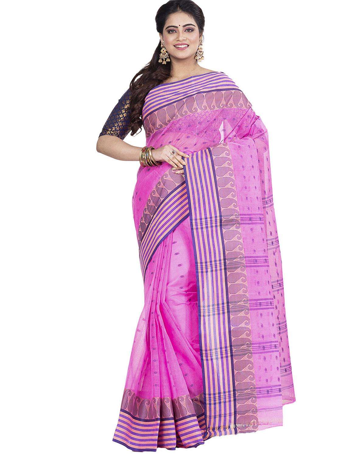 women self design handloom saree