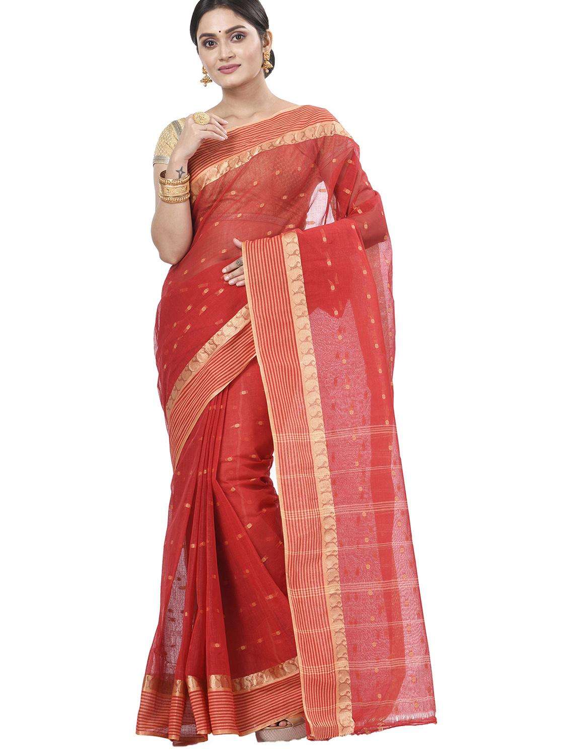 women self design handloom saree