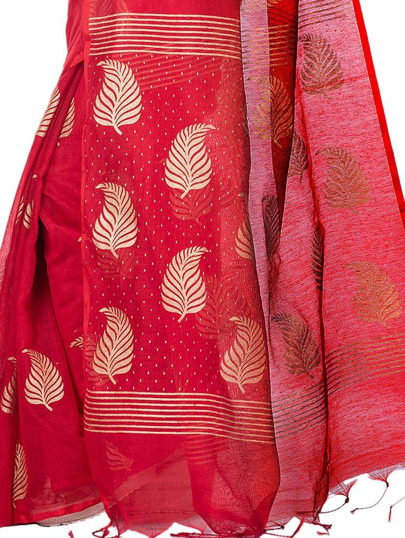 women foil printed saree with blouse - 22262397 -  Standard Image - 3