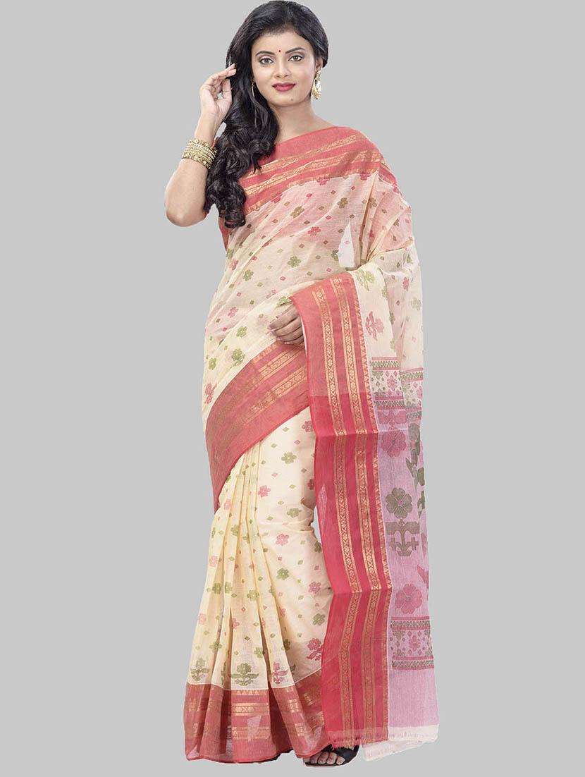 women self design handloom saree