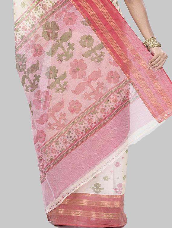 women self design handloom saree - 22262437 -  Standard Image - 3