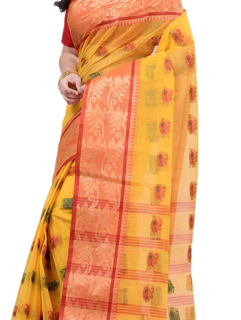 women self design handloom saree - 22262446 -  Standard Image - 3