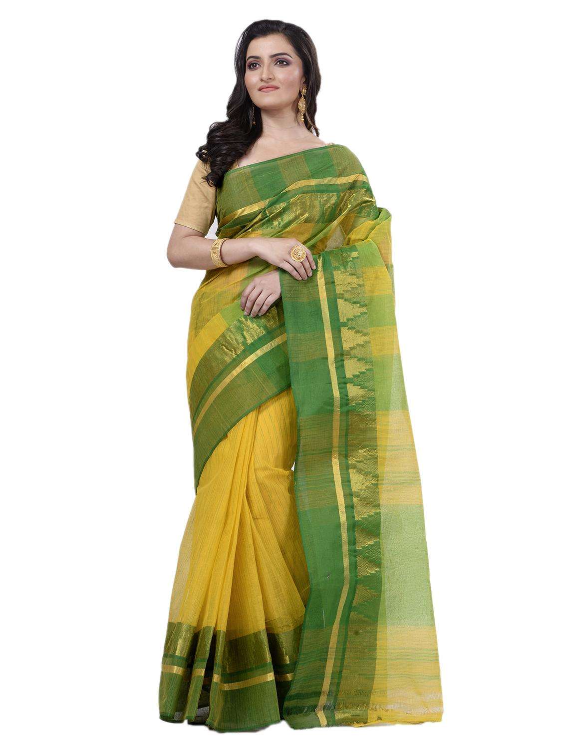 women self design handloom saree