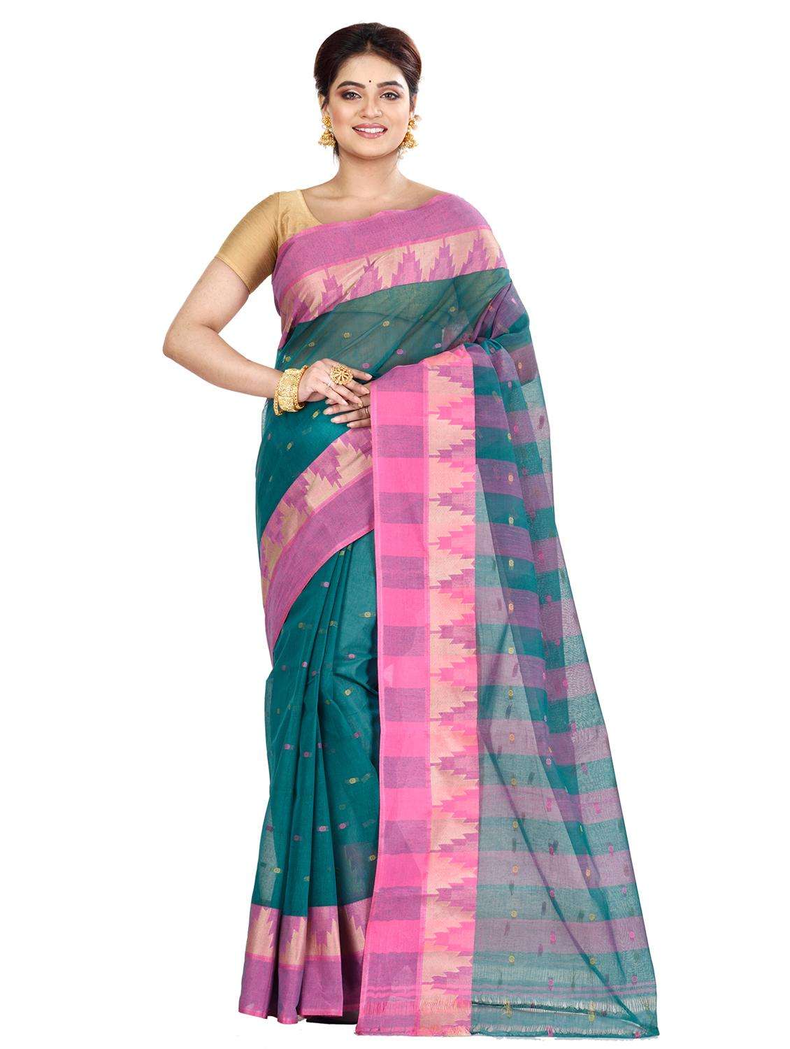 women self design handloom saree