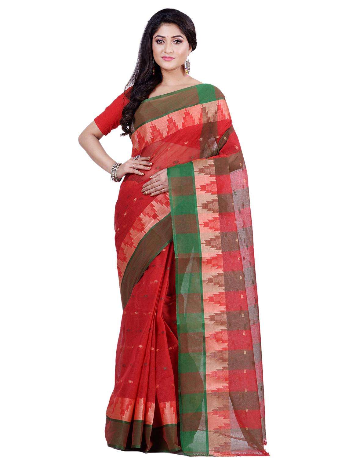 women self design handloom saree