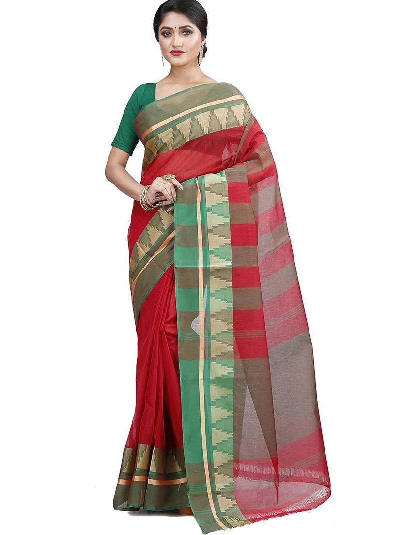 women self design handloom saree