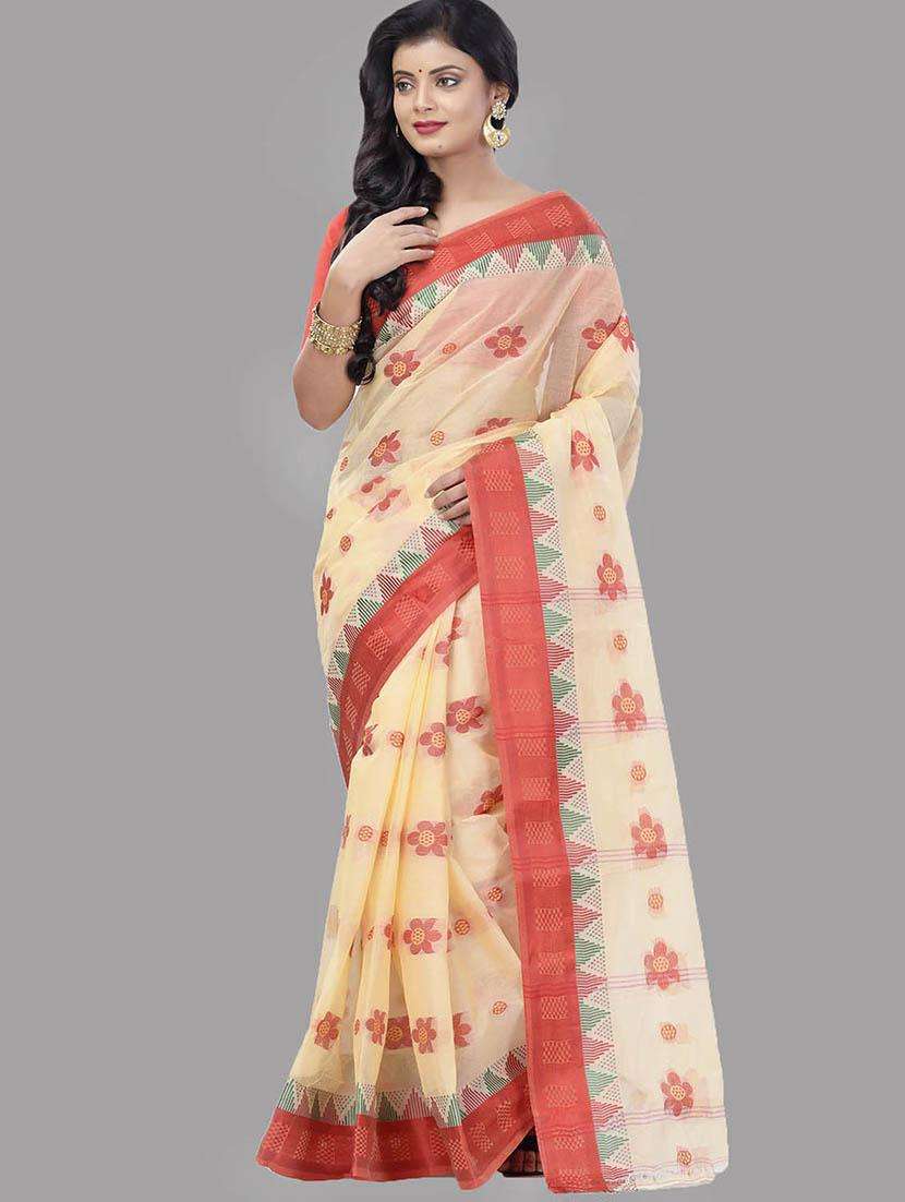 women self design handloom saree