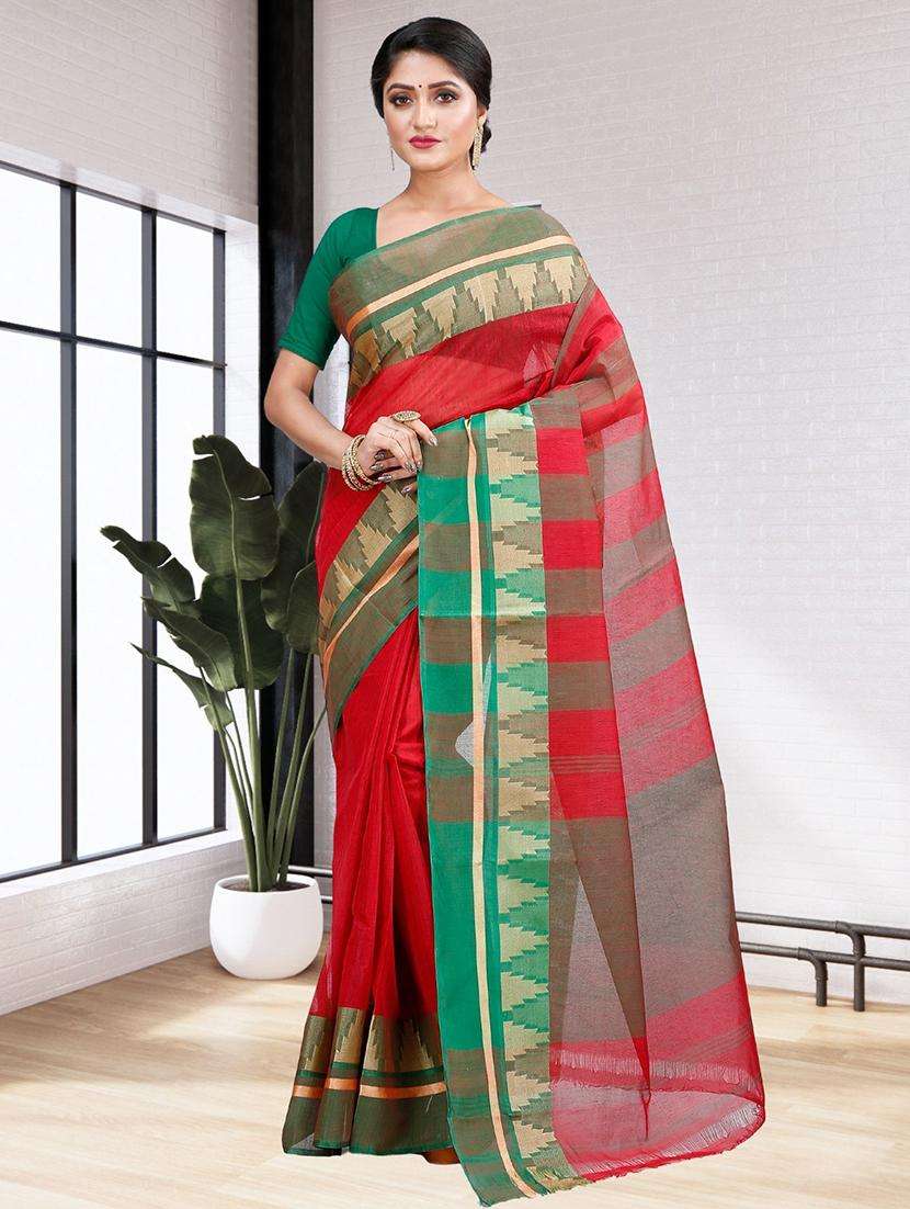 women self design handloom saree