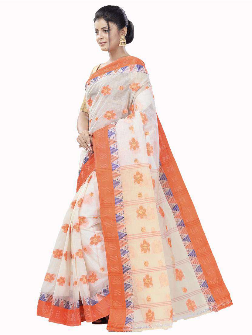 women self design handloom saree