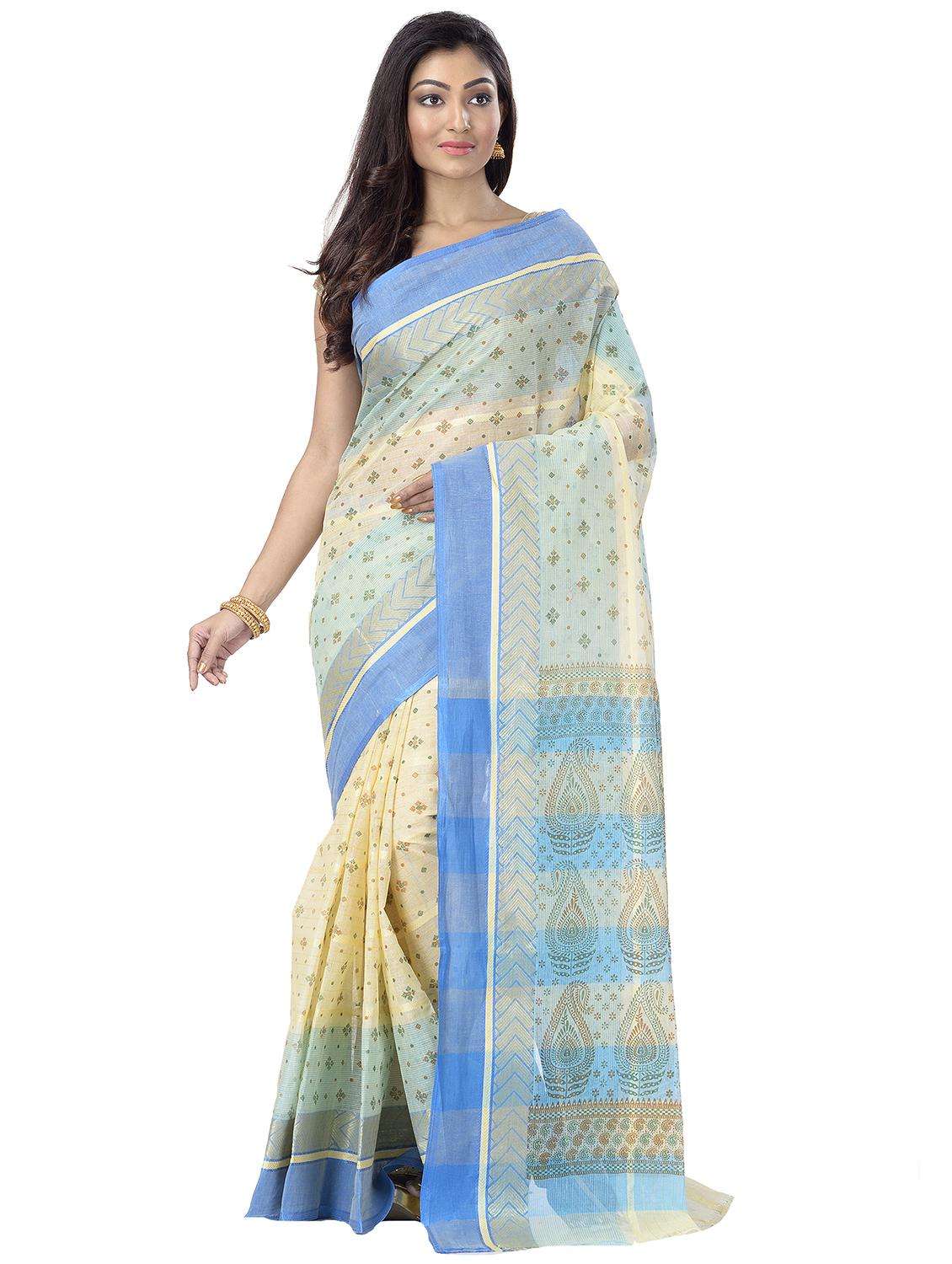 women self design handloom saree