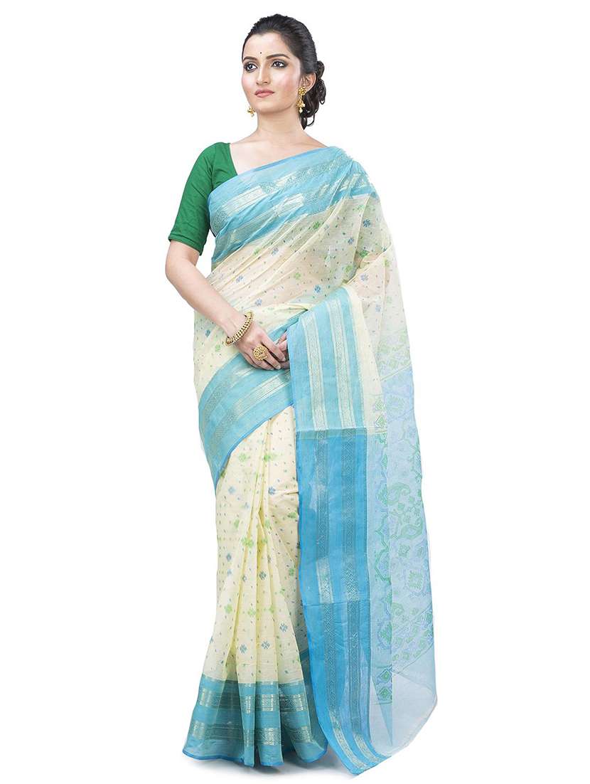 women self design handloom saree