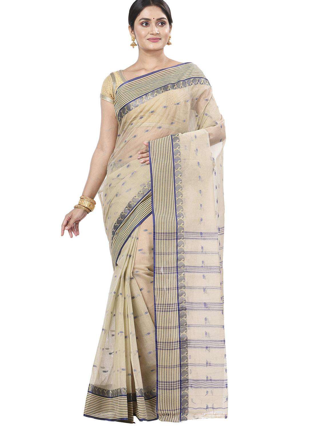 women self design handloom saree