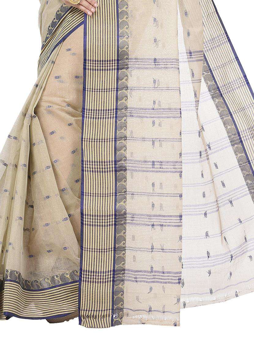 women self design handloom saree - 22263360 -  Standard Image - 3