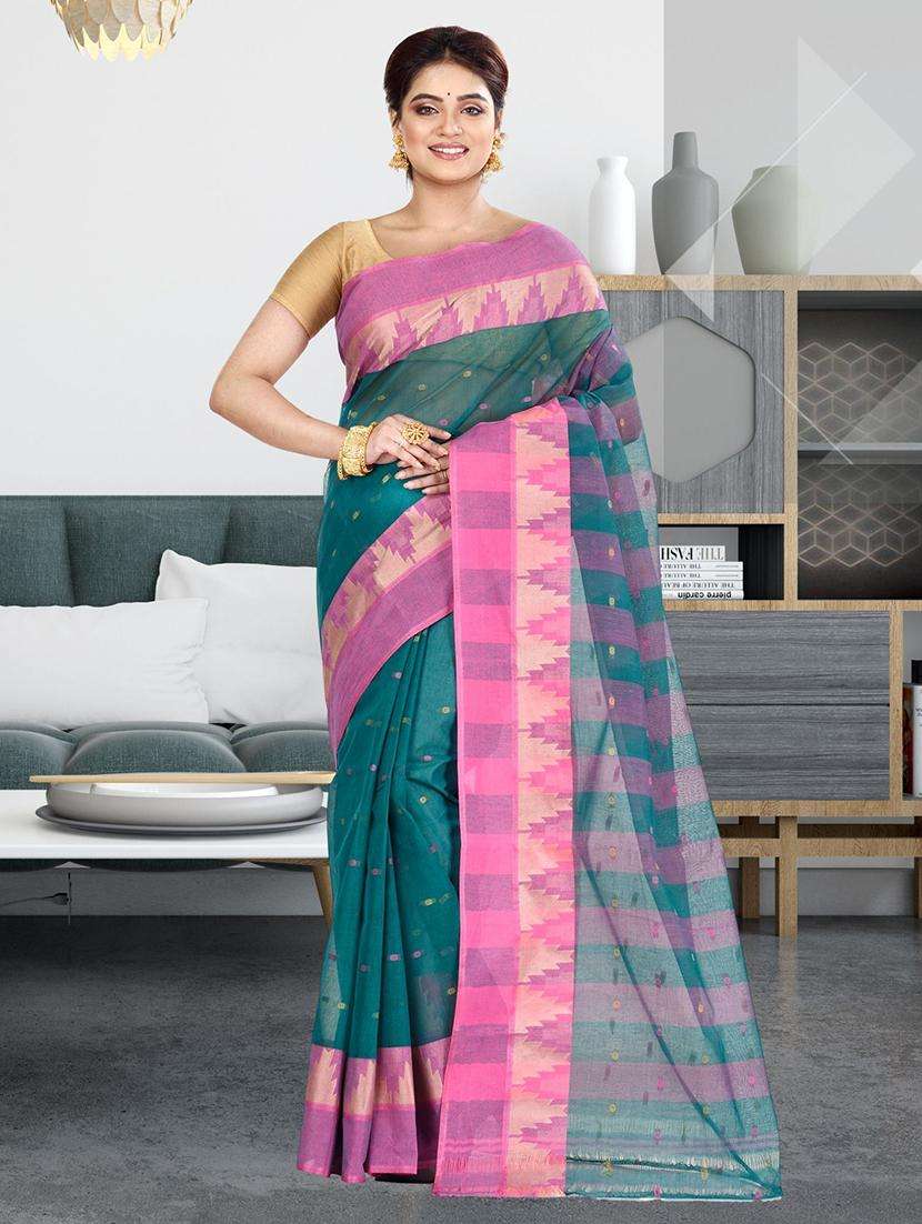 women self design handloom saree