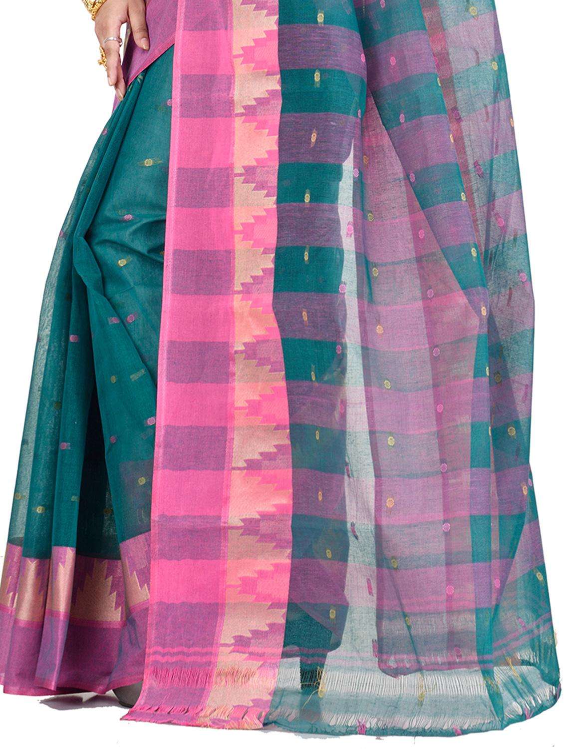 women self design handloom saree - 22263372 -  Standard Image - 3