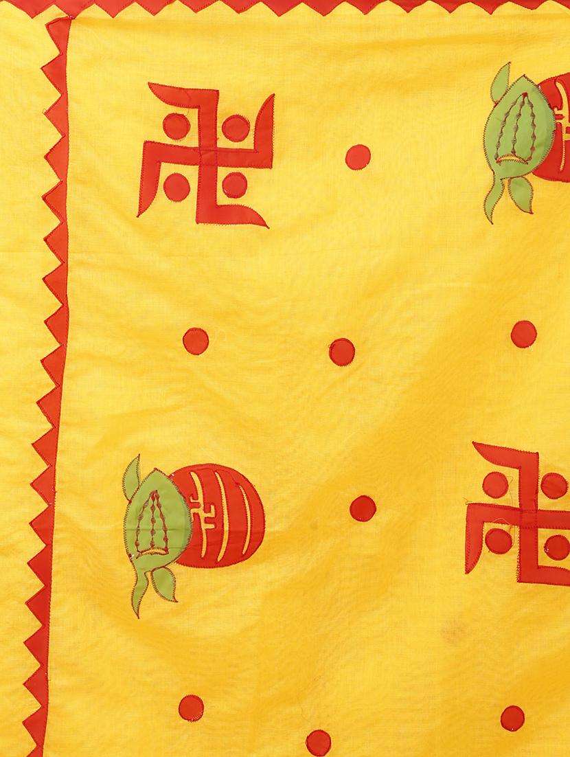 women solid with work handloom saree with blouse - 22263388 -  Standard Image - 3