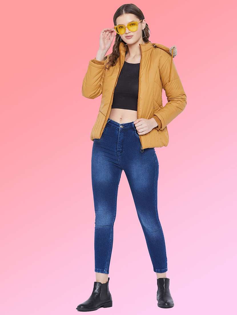 women long sleeve hooded quilted jacket - 22263768 -  Standard Image - 3