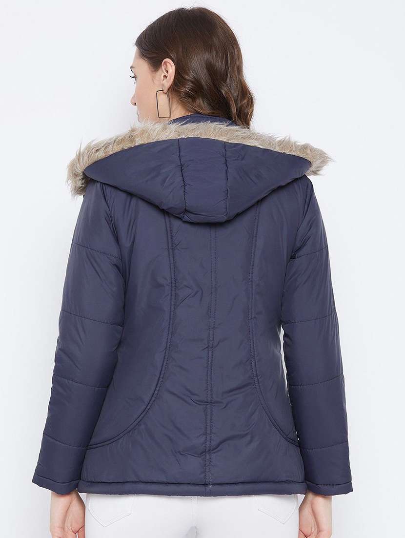 women long sleeve hooded quilted jacket - 22263853 -  Standard Image - 3