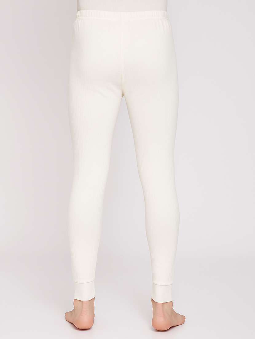 men solid mid rise thermal bottom - 22263955 -  Standard Image - 3