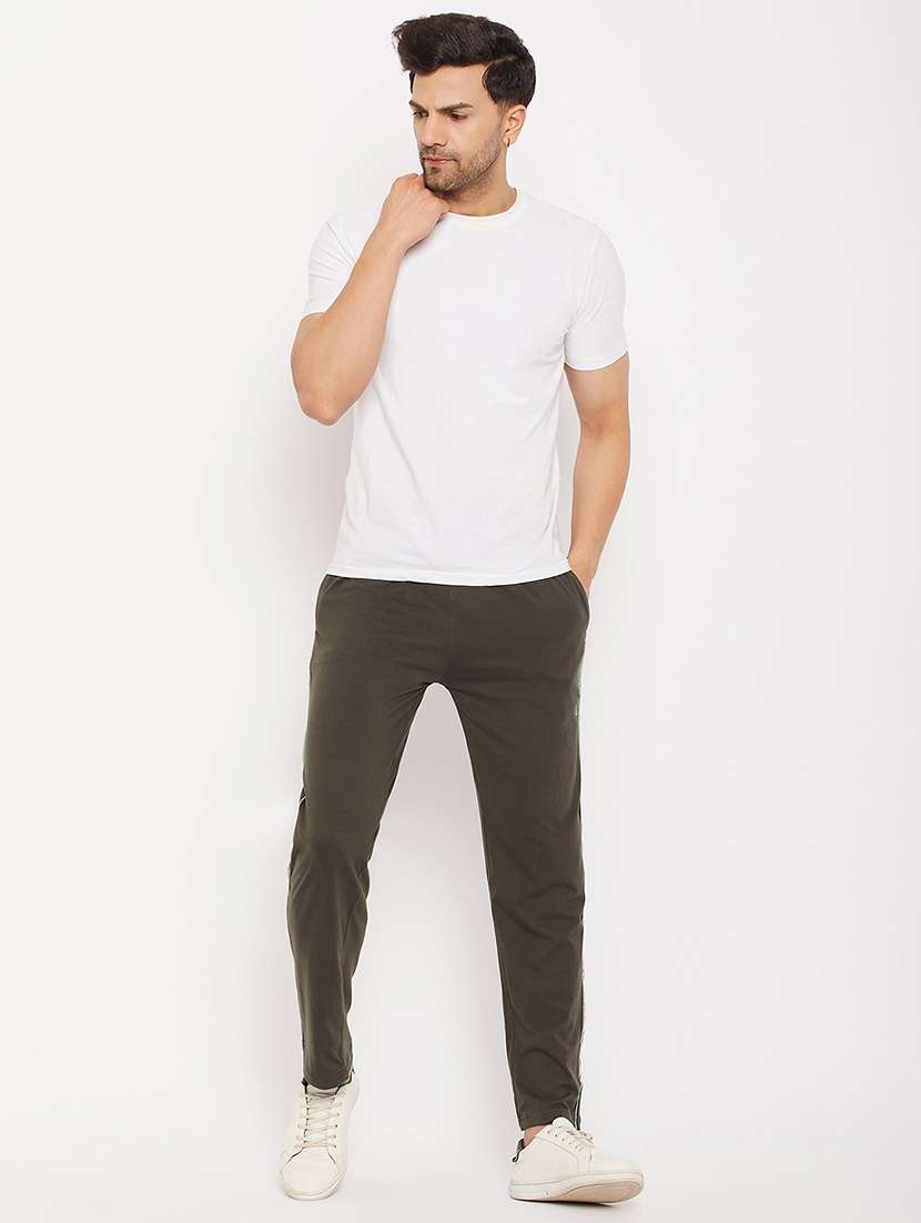 men mid rise regular fit track pant - 22264039 -  Standard Image - 3