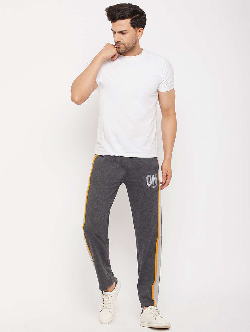 men mid rise regular fit track pant - 22264042 -  Standard Image - 3