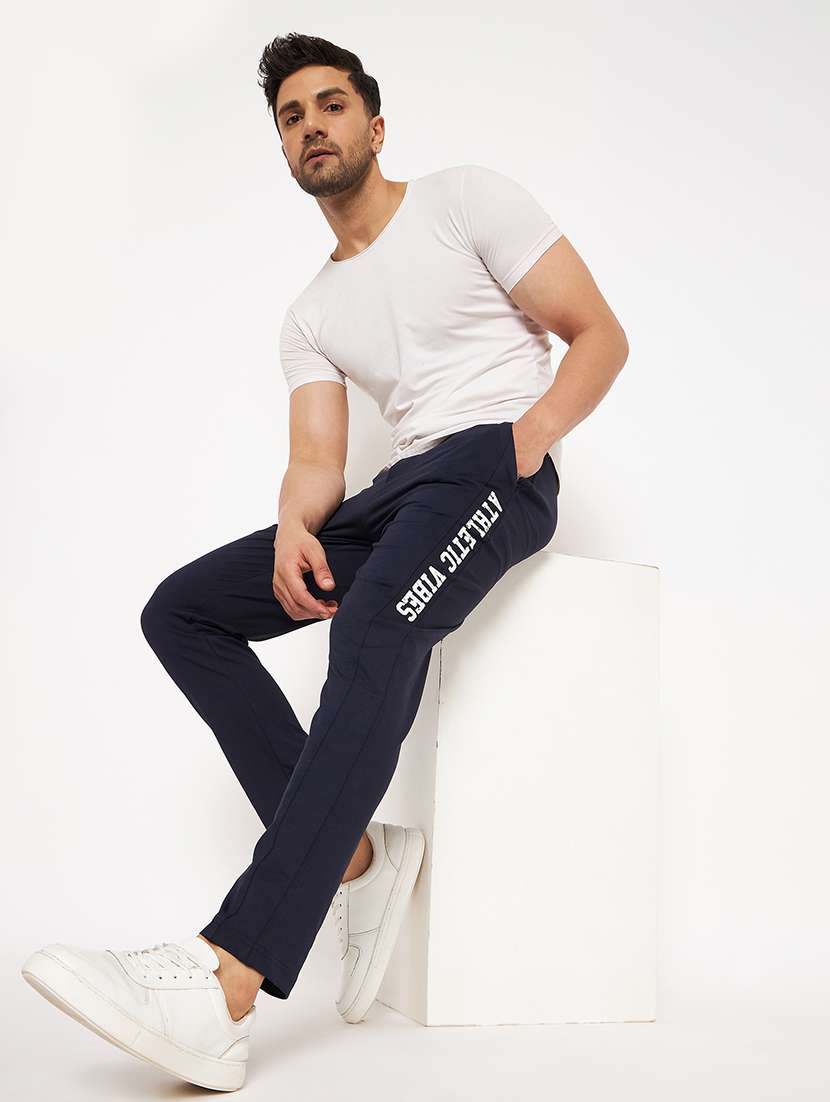 men mid rise regular fit track pant - 22264048 -  Standard Image - 3