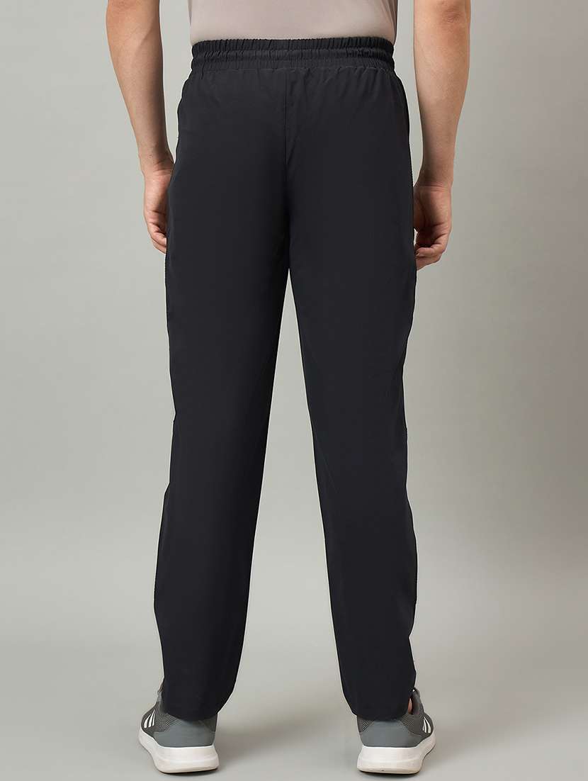 men solid mid rise regular fit track pant - 22264058 -  Standard Image - 3