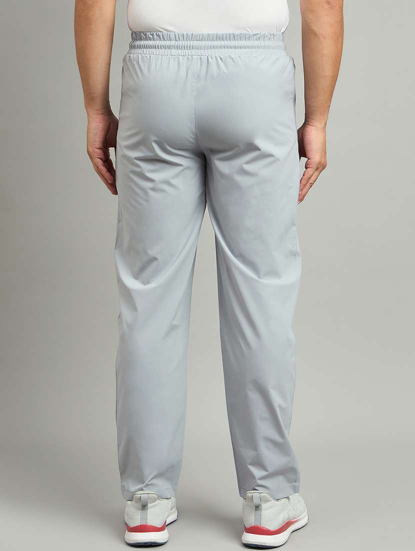 men solid mid rise regular fit track pant - 22264060 -  Standard Image - 3