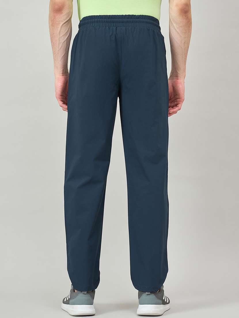 men solid mid rise regular fit track pant - 22264061 -  Standard Image - 3