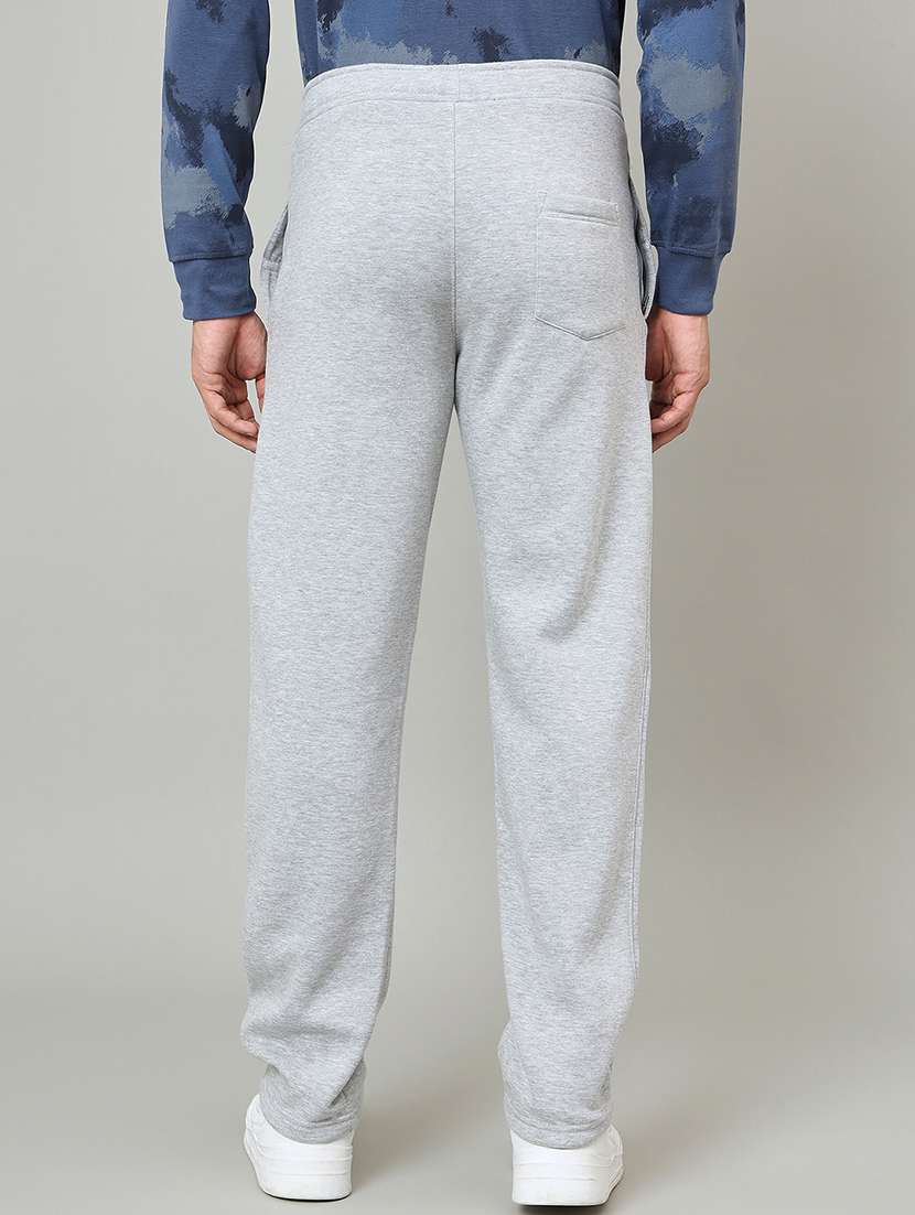 men solid mid rise regular fit track pant - 22264064 -  Standard Image - 3