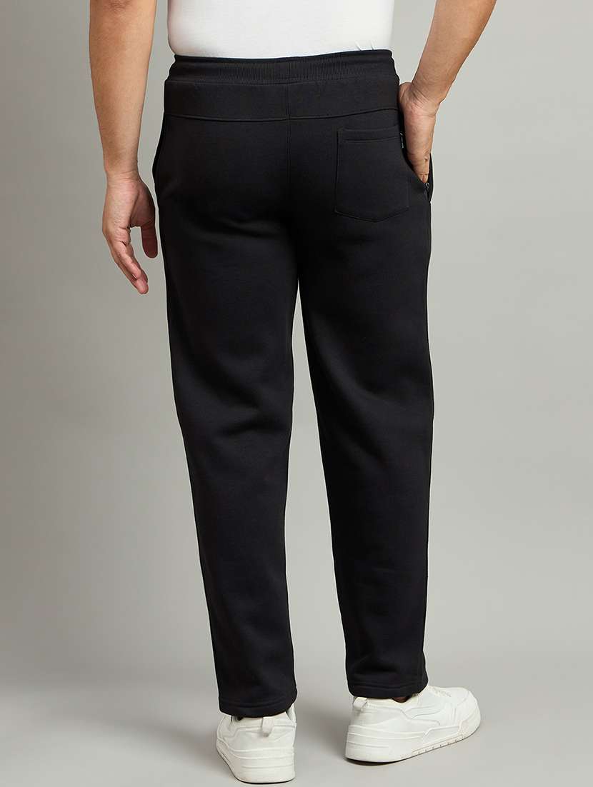 men solid mid rise regular fit track pant - 22264068 -  Standard Image - 3
