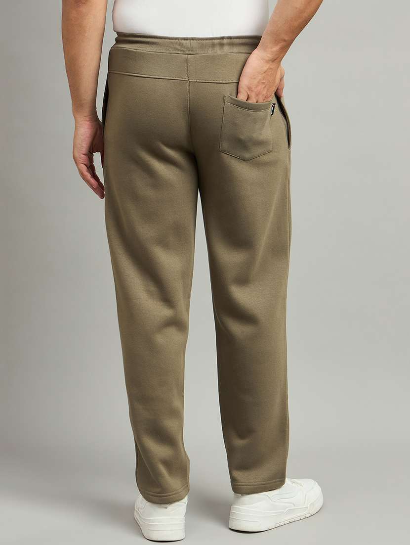 men solid mid rise regular fit track pant - 22264069 -  Standard Image - 3