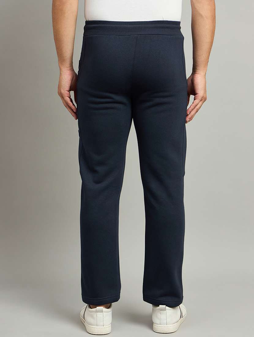 men solid mid rise regular fit track pant - 22264070 -  Standard Image - 3