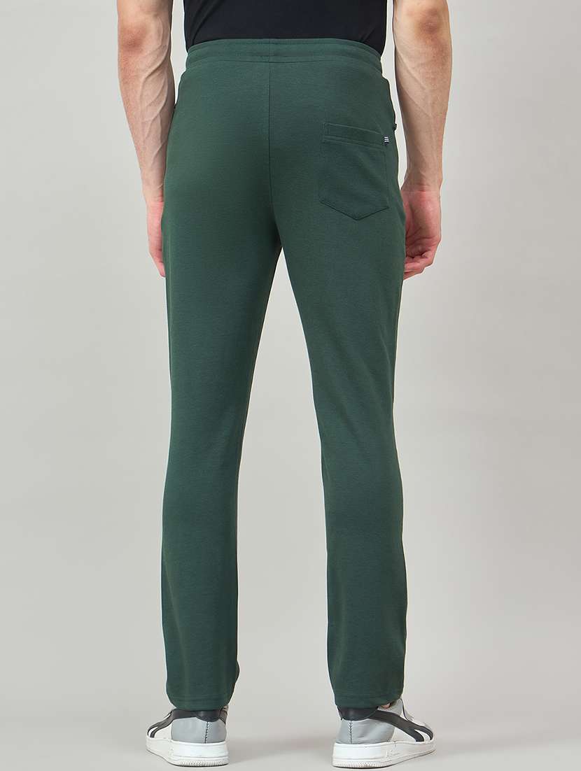 men solid mid rise regular fit track pant - 22264073 -  Standard Image - 3