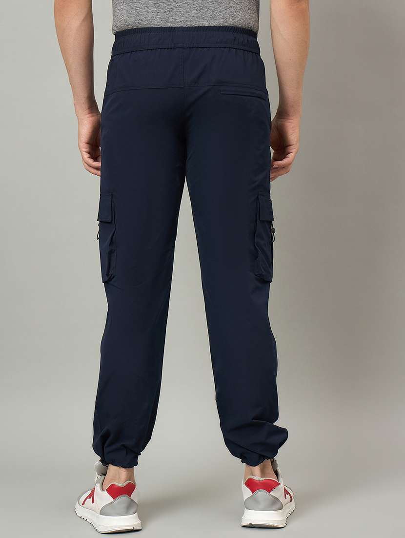men solid mid rise cargo jogger - 22264091 -  Standard Image - 3