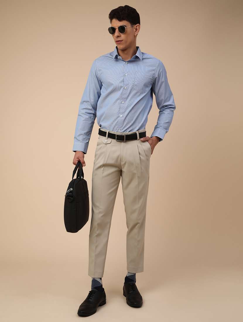 men printed long sleeves formal shirt - 22264205 -  Standard Image - 5