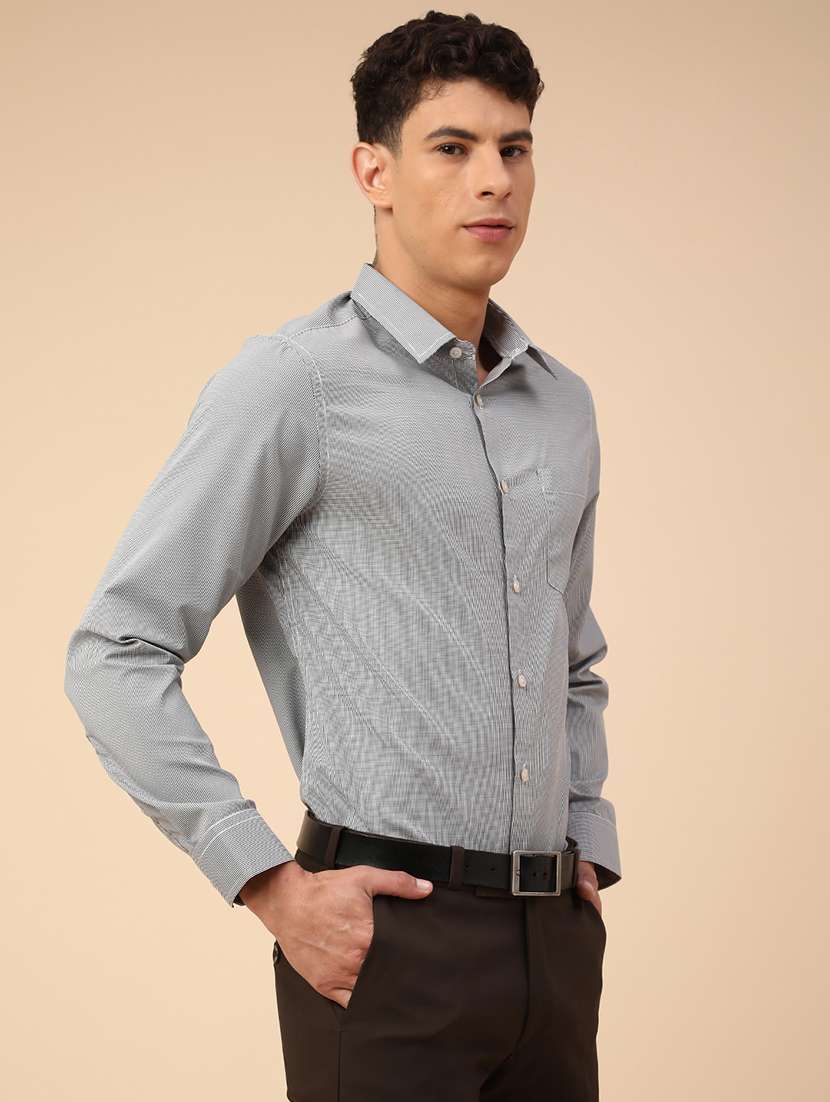 men printed long sleeves formal shirt - 22264206 -  Standard Image - 3