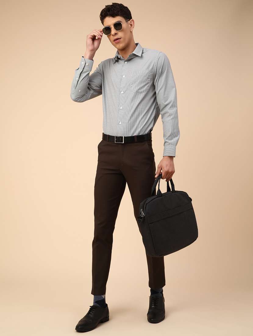 men printed long sleeves formal shirt - 22264206 -  Standard Image - 5