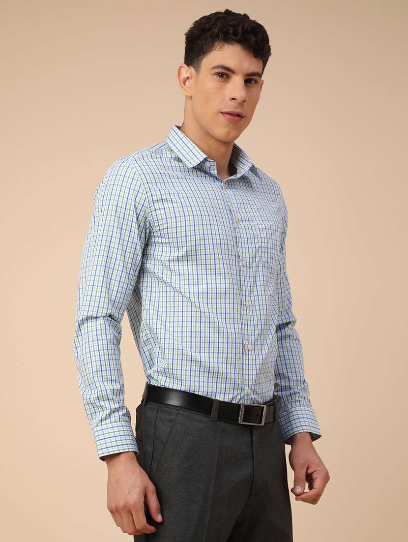 Men Printed Long Sleeves Formal Shirt - 22264207 -  Standard Image - 3