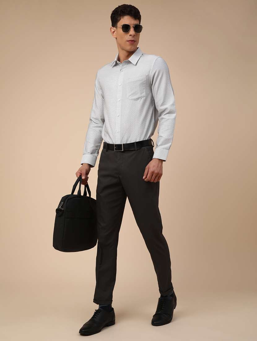 men printed long sleeves formal shirt - 22264209 -  Standard Image - 5