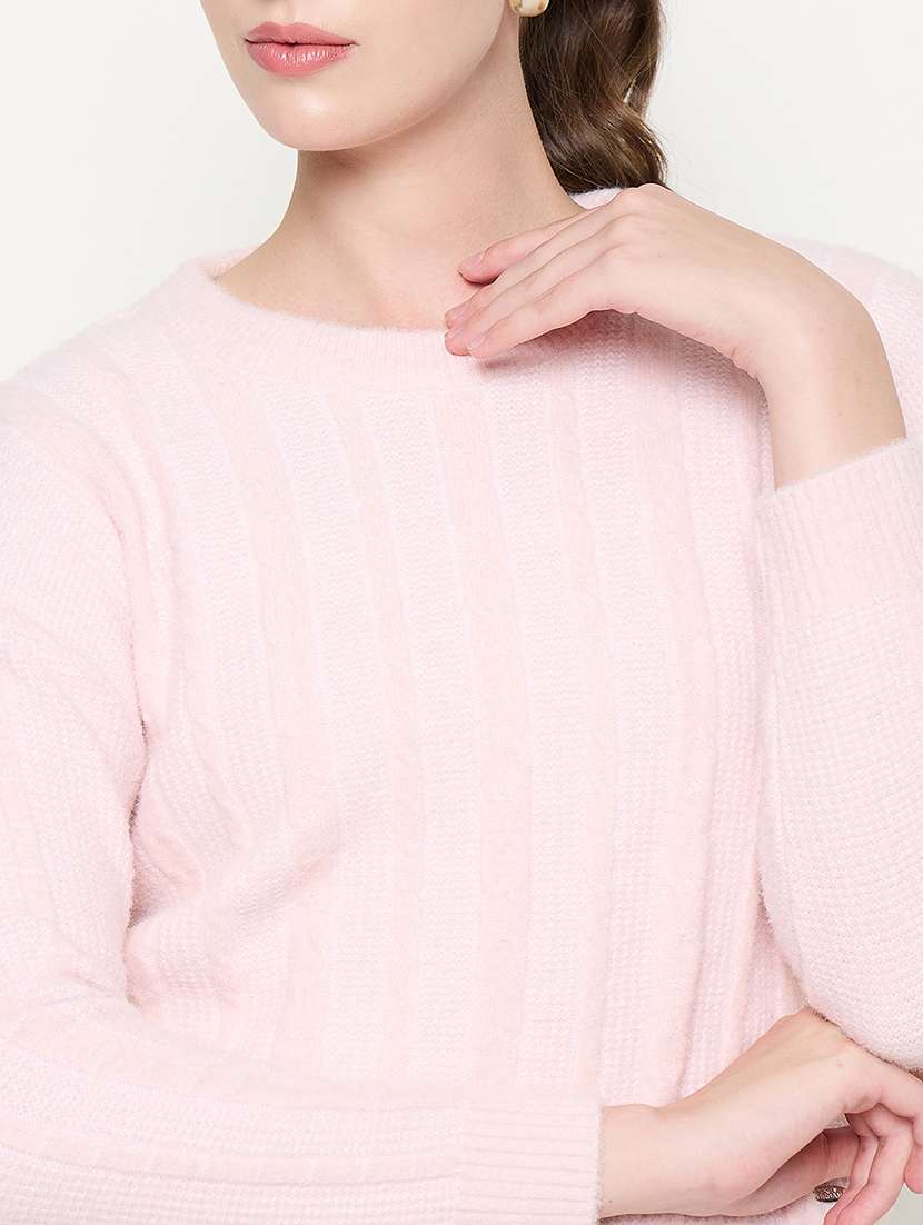 women self designed long sleeve pullover - 22264387 -  Standard Image - 3