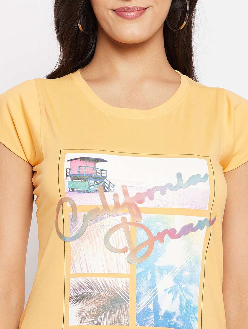 women printed short sleeve t-shirt - 22264403 -  Standard Image - 3