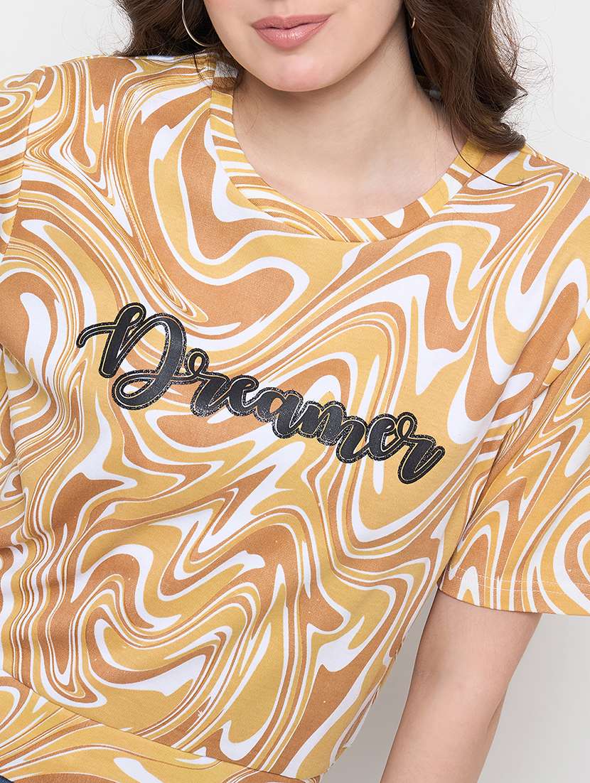women printed short sleeve t-shirt - 22264413 -  Standard Image - 3